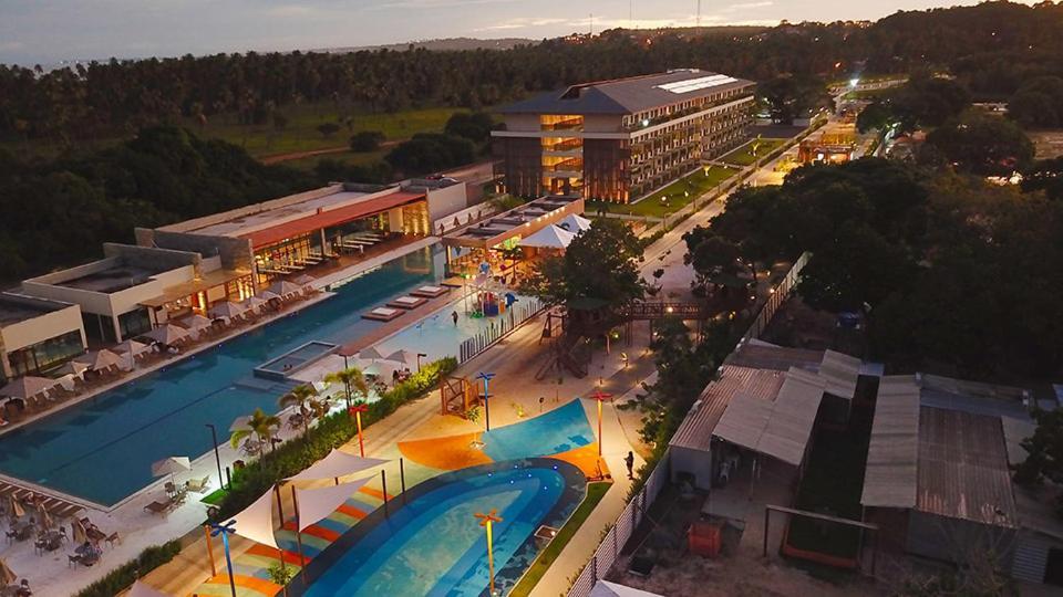 Ipioca Beach Resort Maceio Exterior photo Aerial view of the resort
